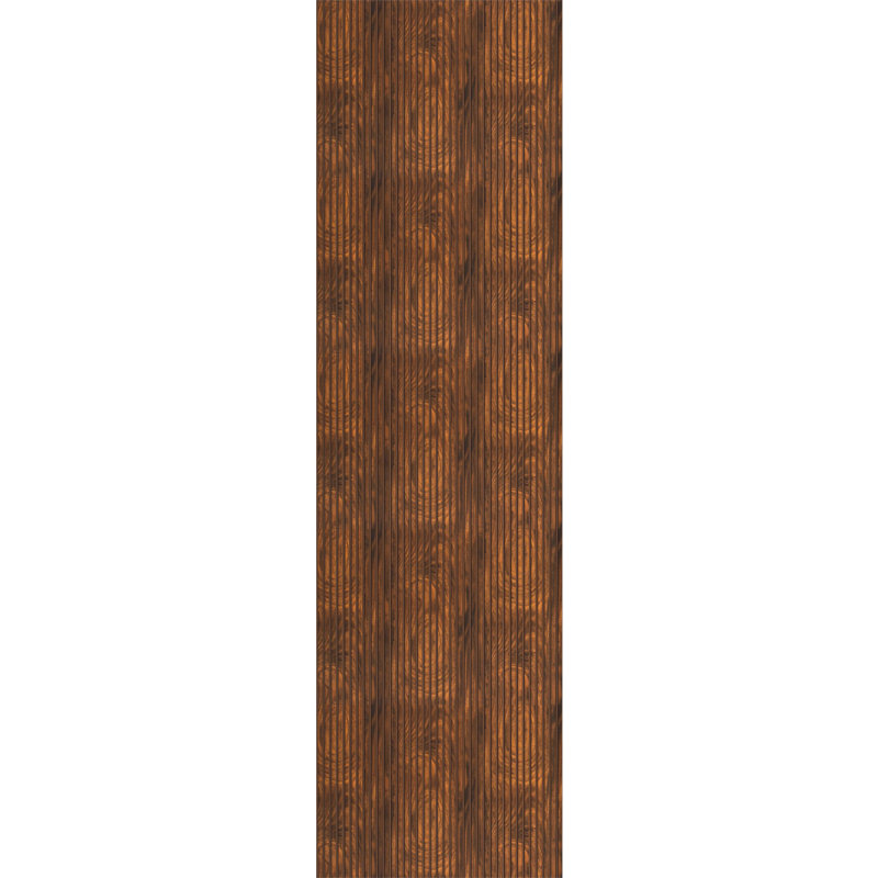 Murs de lattes de bois en polystyrène collé de 0,25 po minuscules 78,8 pieds carrés, H 12 po x l 94,5 po x P 0,25 po, Acajou