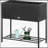 Elevated Planter Box with Rattan Wicker Look-111224553