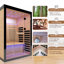 Luxury Double For 2, Far Infrared , Hemlock Wood, 8 Heating Plates, 150kg Seat, De - Stress, Circulation Relaxation, Well Being