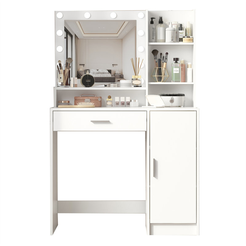 Coiffeuse Nakendra, Blanc