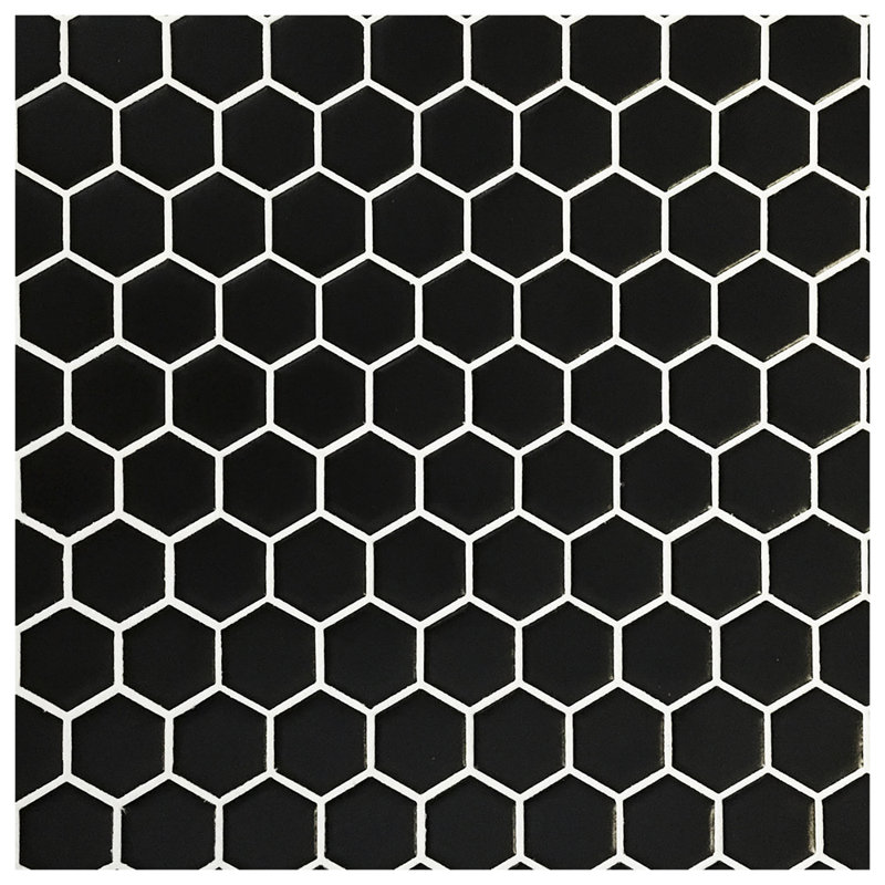 Carreau de céramique pour mur et plancher, Noir