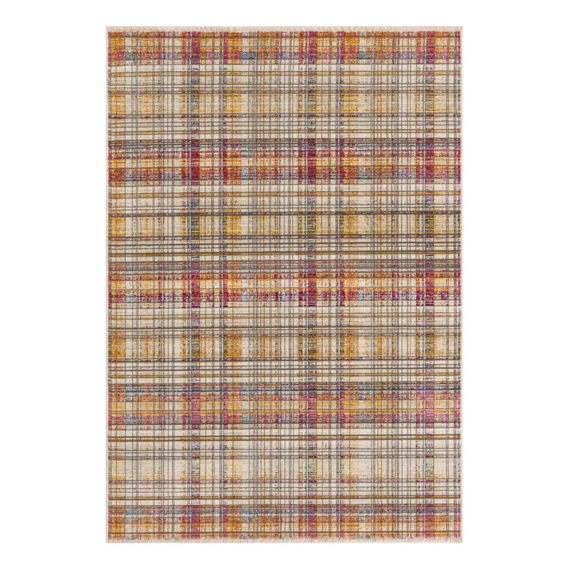 Guenzi Geometric Indoor Rug, Rectangle 4' x 5'10"