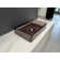 Transparent Grey Solid Surface Basin