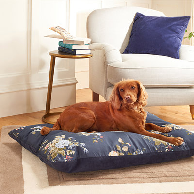 Floral Cotton Pet Bed