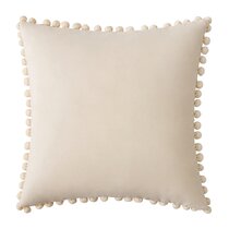 Posh Box Ivory Solid Ivory Large Throw Pillow With Insert – LOOMLAN