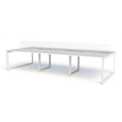 Pivit Frame 6-Person Benching Workstation