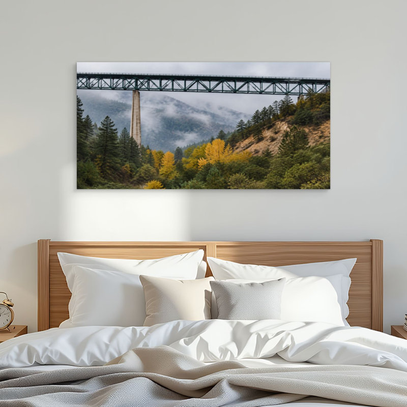 Toile, art mural, pont de Foresthill