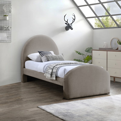 Chiu Chenille Fabric Upholstered Bed