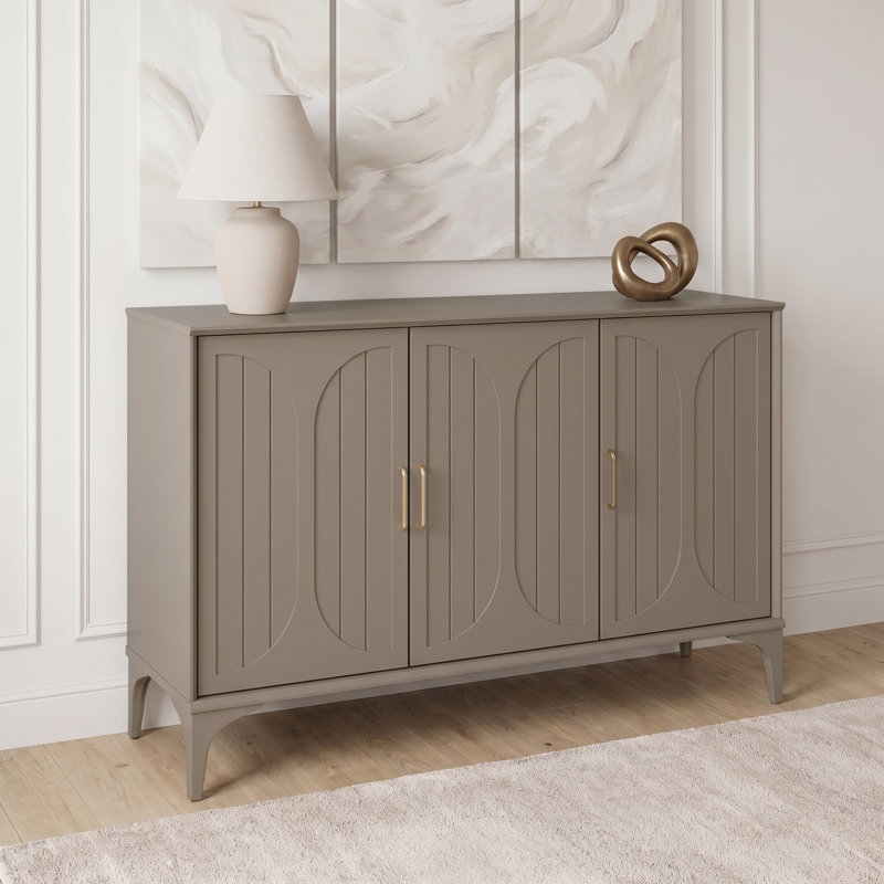 Harrington Curtis 3 Door Sideboard, Warm Nude