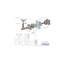 Glass Mount Handrail Bracket with Square Rose and Curved Plate-70705519
