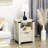 HOMCOM Farmhouse End Table, Rustic Side Cabinet With Storage, Small Side Table With Drawer, Wood Effect Tabletop For Living Room, Oak