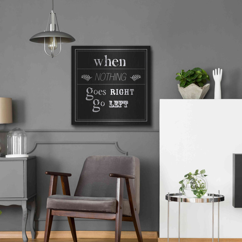 'When Nothing Goes Right' by GraphINC, Metal Wall Art, 24"x24"