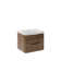Tuscany 24" Wall Mount Modern Bathroom Vanity with Integrated Single Sink - Faucet Not Included