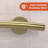 WAVE 24 in. x 1.25 in. Grab Bar, ADA Compliant for Bath and Shower Safety (500 lb. Capacity) in Brushed Gold-125361687-125361686