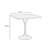 Brown Square Solid Wood Dining table-329625265