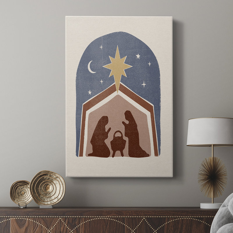 Boho Nativité I - galerie sur mesure, H 18 po x l 12 po