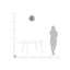 Shuler 1 - Light Silver Sphere Pendant