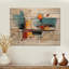 Claribelle - Décoration murale abstraite en bois sur bois de pin naturel-109493723