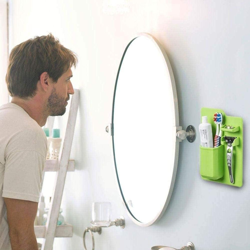 Carreiro Toothbrush Holder, Green