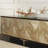 American-style light luxury simple sideboard
