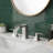 Bathroom Sink Faucet with Pop-Up Drain and Double Lever Handle-120276169