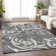 Premium Machine Washable Prisco Charcoal Rug