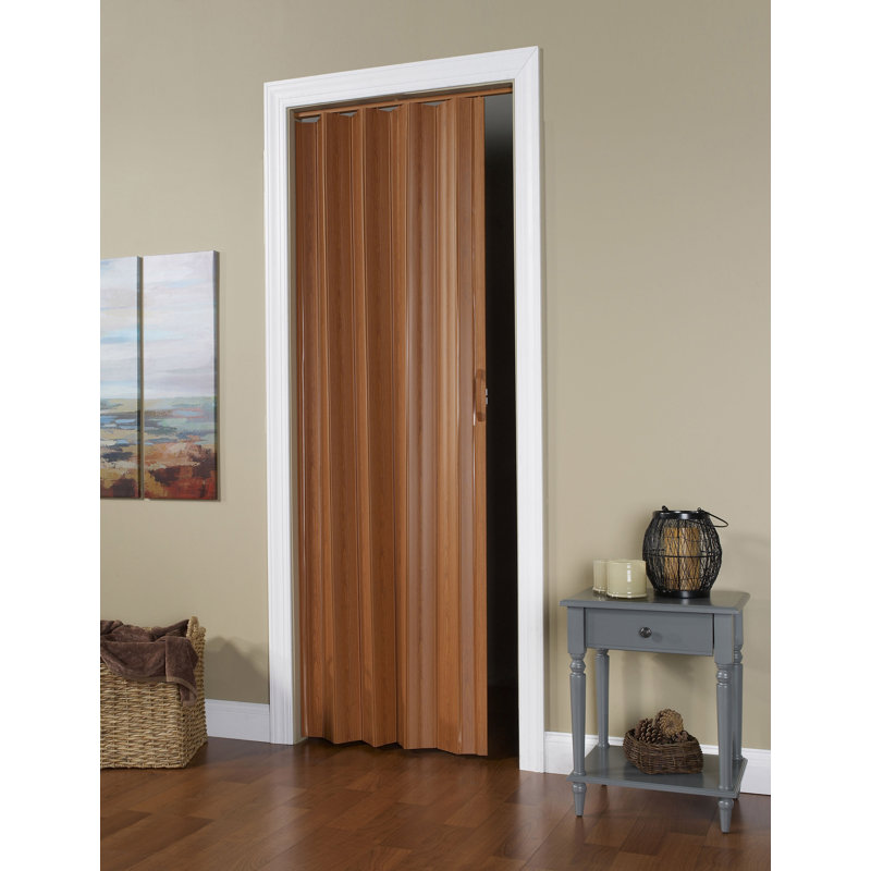 Porte pliante accordéon en PVC / vinyle Spectrum, Sorbier, 37 po x 95 po