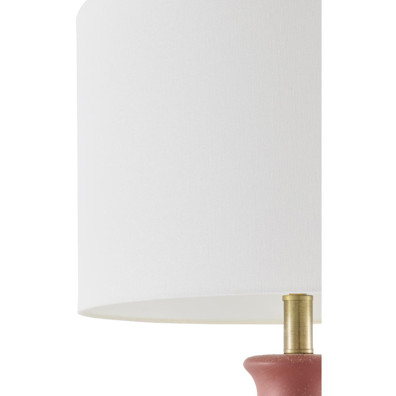 Booker Cerria Table Lamp, Brick, White