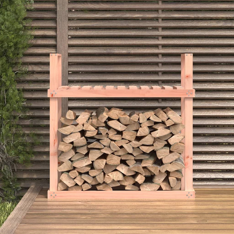 110cm W Solid Wood Log Rack