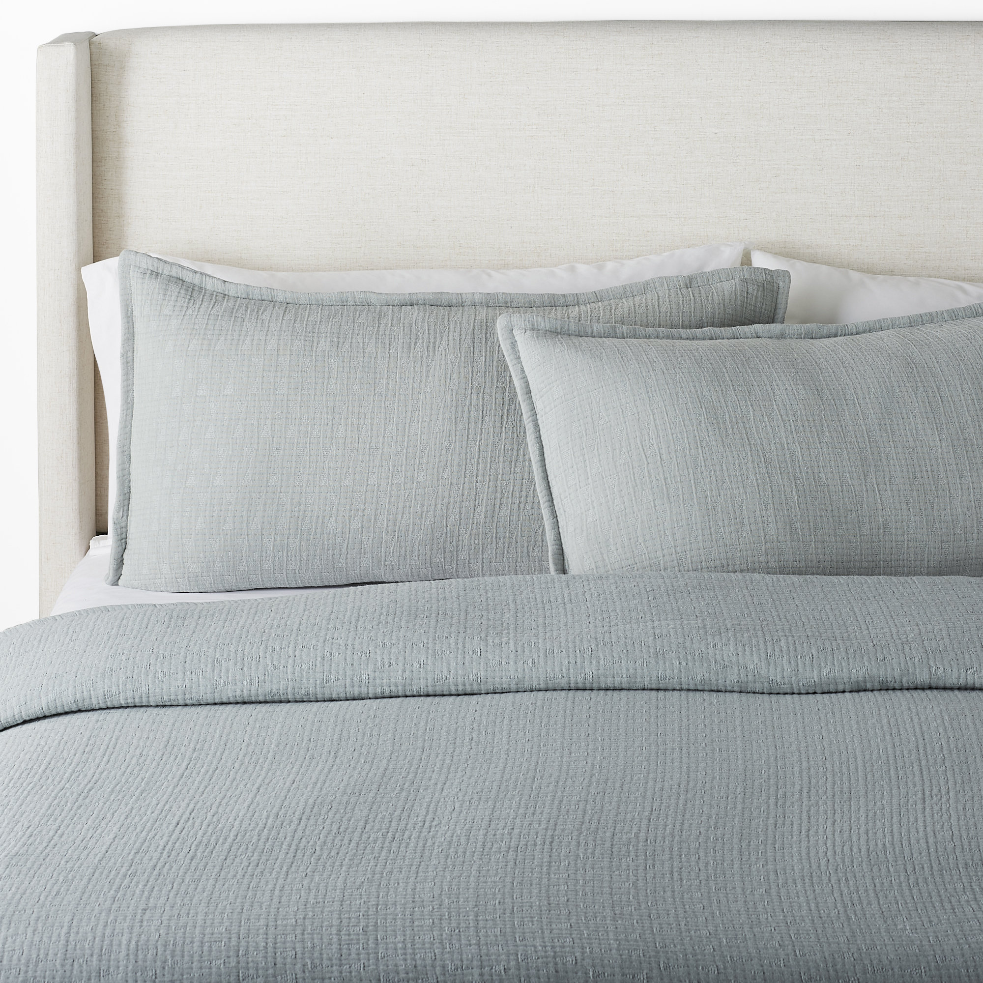 Jenera Cotton Coverlet, Twin Coverlet, Mineral