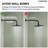 Tub and Shower Faucet Set with 9" Rainfall Shower Head and 3‑Setting Handheld Shower, Valve Included-109786361