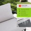 Ensemble de conversation d'extérieur en aluminium avec coussins Sunbrella 6 pièces