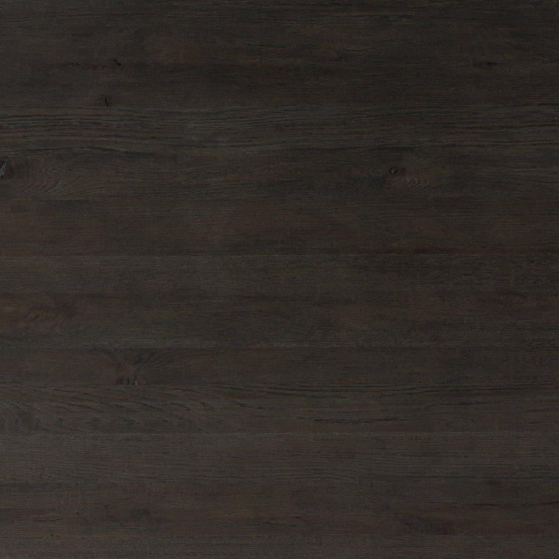 Noeline Solid Oak Dining Table, Black, 30'' H x 96'' W x 42'' D