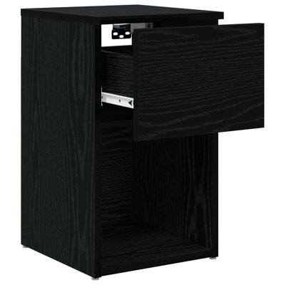 29cm W Manufactured Wood Bedside Table