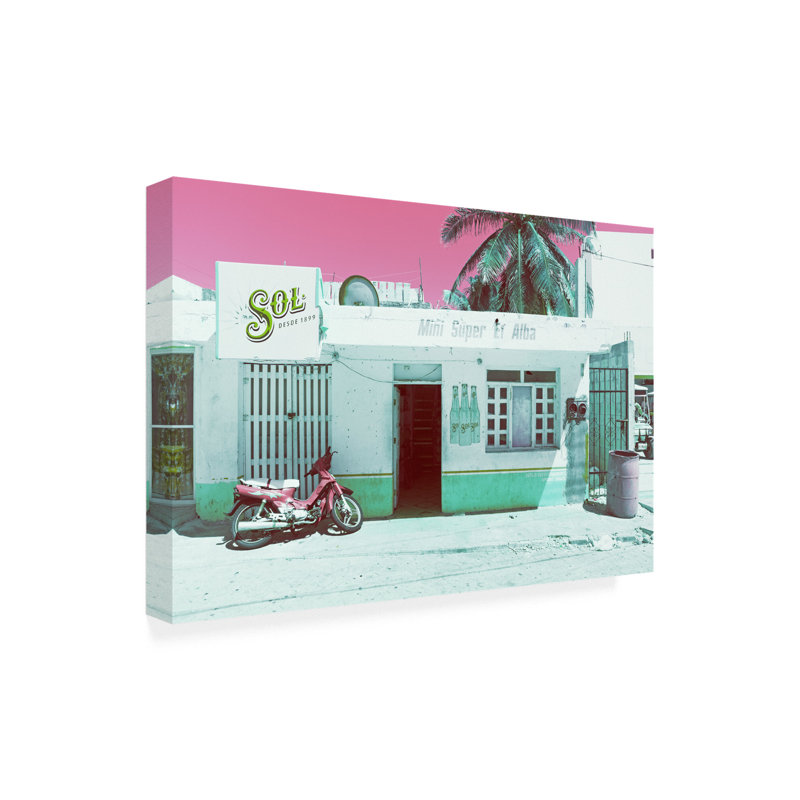 « Mini supermarket Vintage III » par Philippe Hugonnard-impression d’art graphique sur toile tendue