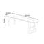 Novel-shaped Multi-functional Solid Wood Desk-352273835