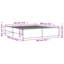 Vidaxl Bed Frame Engineered Wood And Metal-1021502814-1021502808