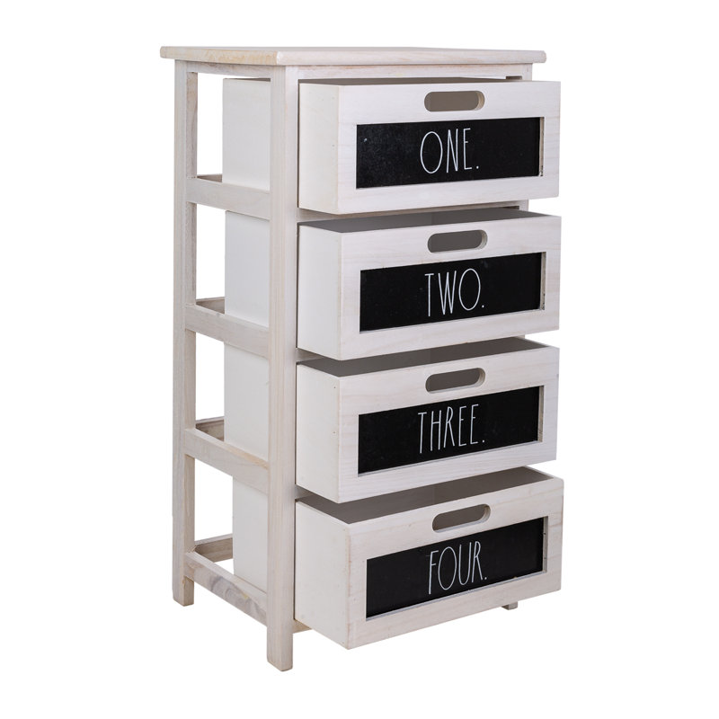 Haislynn 4 Drawer Storage Drawer