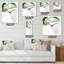Horloge murale rétro Vintage White Orchid II-85342907