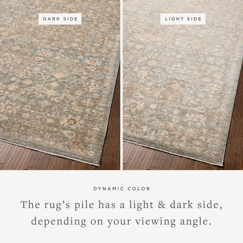 Chris Loves Julia x Loloi Palma Blue / Natural Area Rug, Rectangle 7'10" x 10'