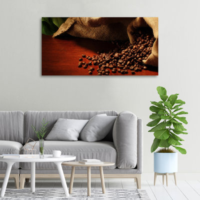 Coffee Beans - Wrapped Canvas Print