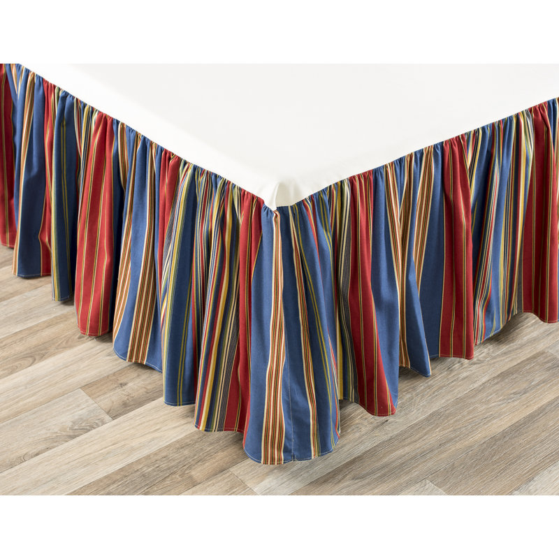 Jupe de lit Wilderness Royal Shirred, Grand, 18 po