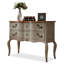 Console ivoire massif et bois manufacturé-394543259