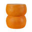 10,6 po, oxyde de magnésium, orange, fruit, tabouret, statue de jardin, sculpture d'extérieur, tabouret de table d'appoint