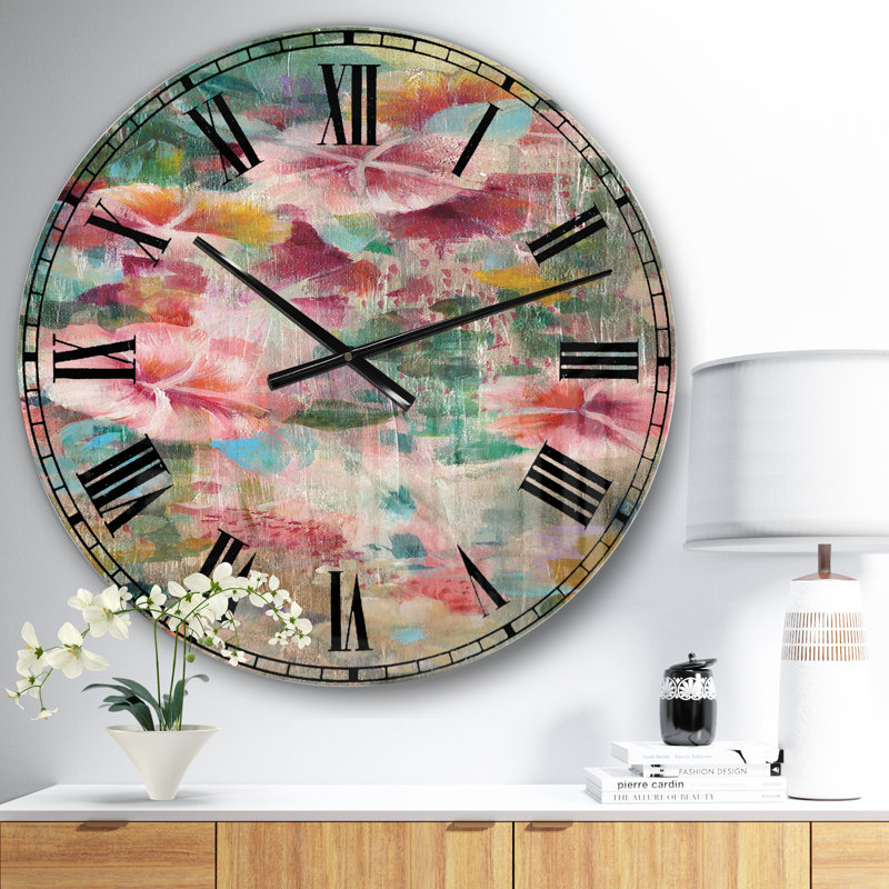 Horloge murale Flower Shower III, Moyen