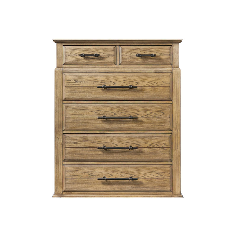 Commode 6 tiroirs - Finition caramel