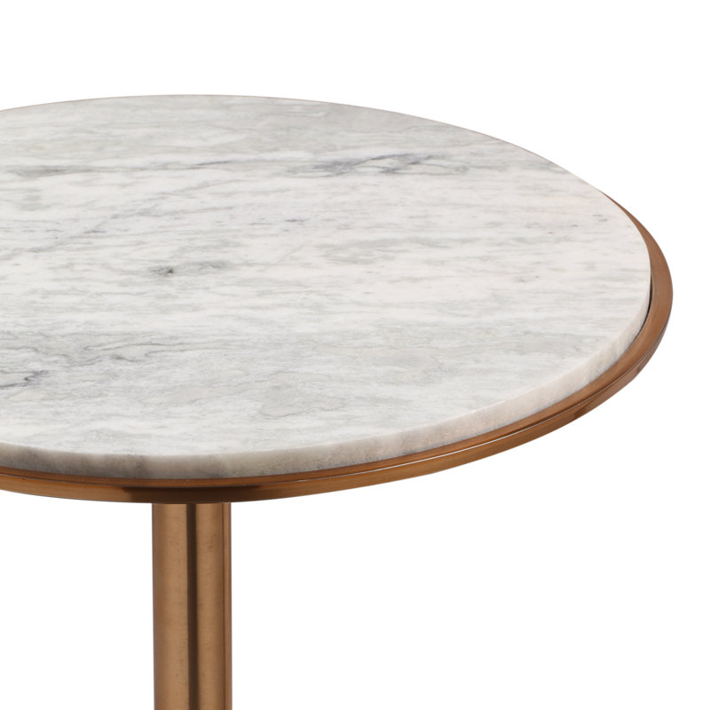 Marble Top End Table