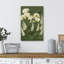 Impression sur toile - Coquelicots et pointes blanches - Élégante décoration botanique pour le salon ou le vestibule-115239981-115239982-115239986