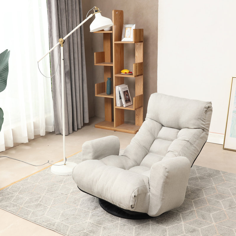 Chaise réglable avec structure en métal stable et tête rotative ergonomique à 360 degrés