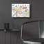  «Paris Map Light» par Farida Zaman, art mural en verre acrylique, 16 po x 12 po